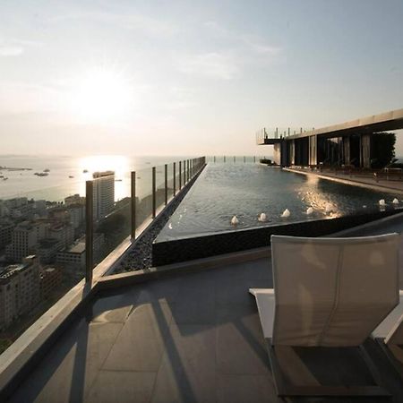 The Base Condo Center Of Pattaya Rooftop Swimming Pool Екстериор снимка